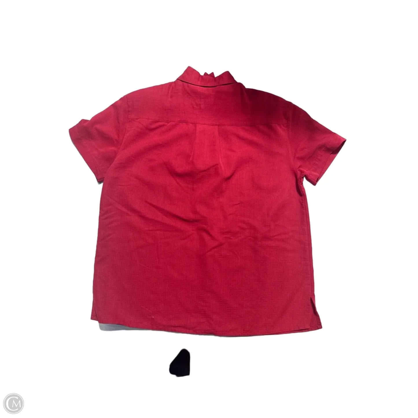 Top Short Sleeve By Christopher And Banks In Red, Size: M