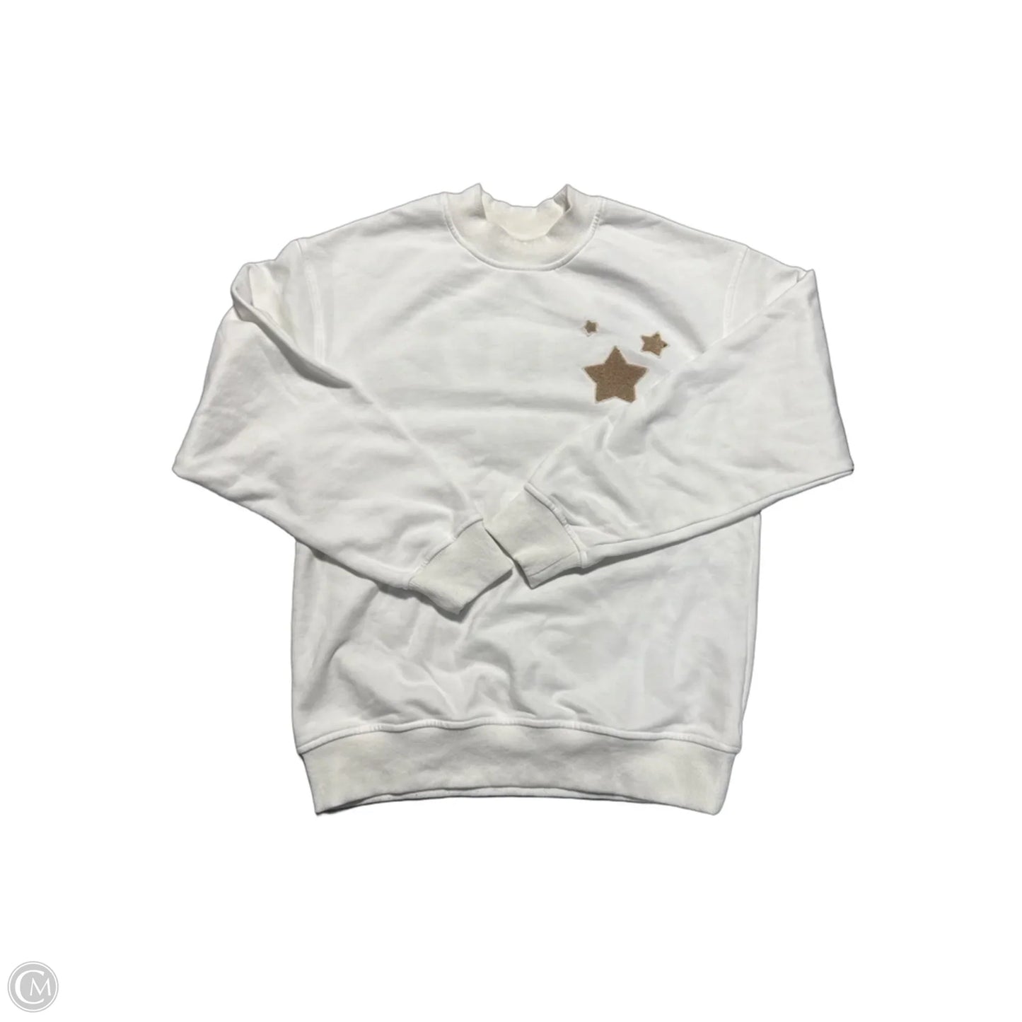 Sweatshirt Crewneck By Cmc In White, Size: S