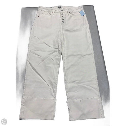 Jeans Straight By Ava & Viv In White, Size: 16