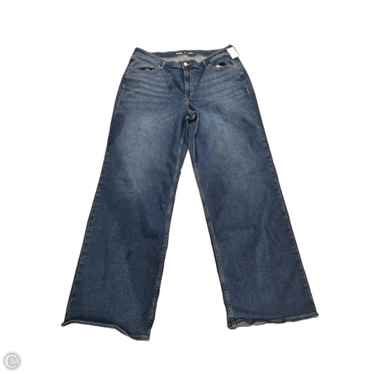 Jeans Wide Leg By Old Navy In Blue, Size: 18