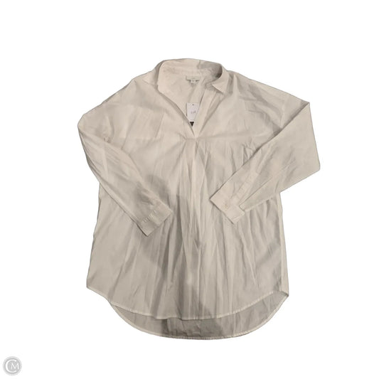 Top Long Sleeve By J. JILL In White, Size: S
