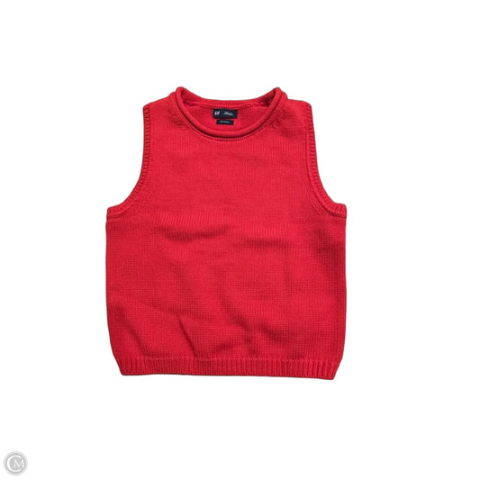 Vest Sweater By Gap In Red, Size: SP
