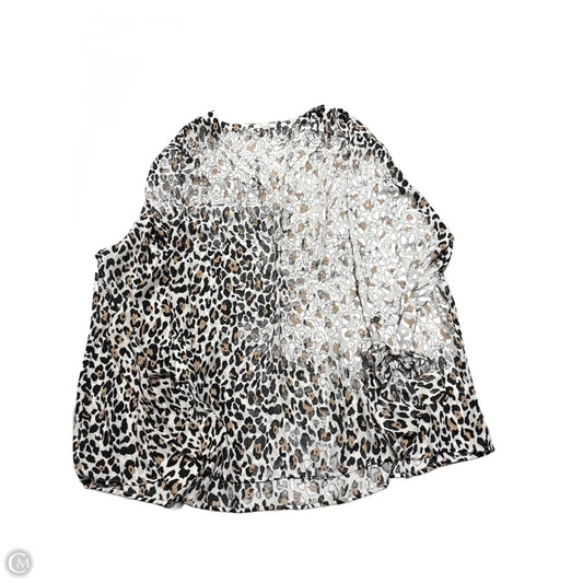 Top Long Sleeve By Maurices In Animal Print, Size: 2x