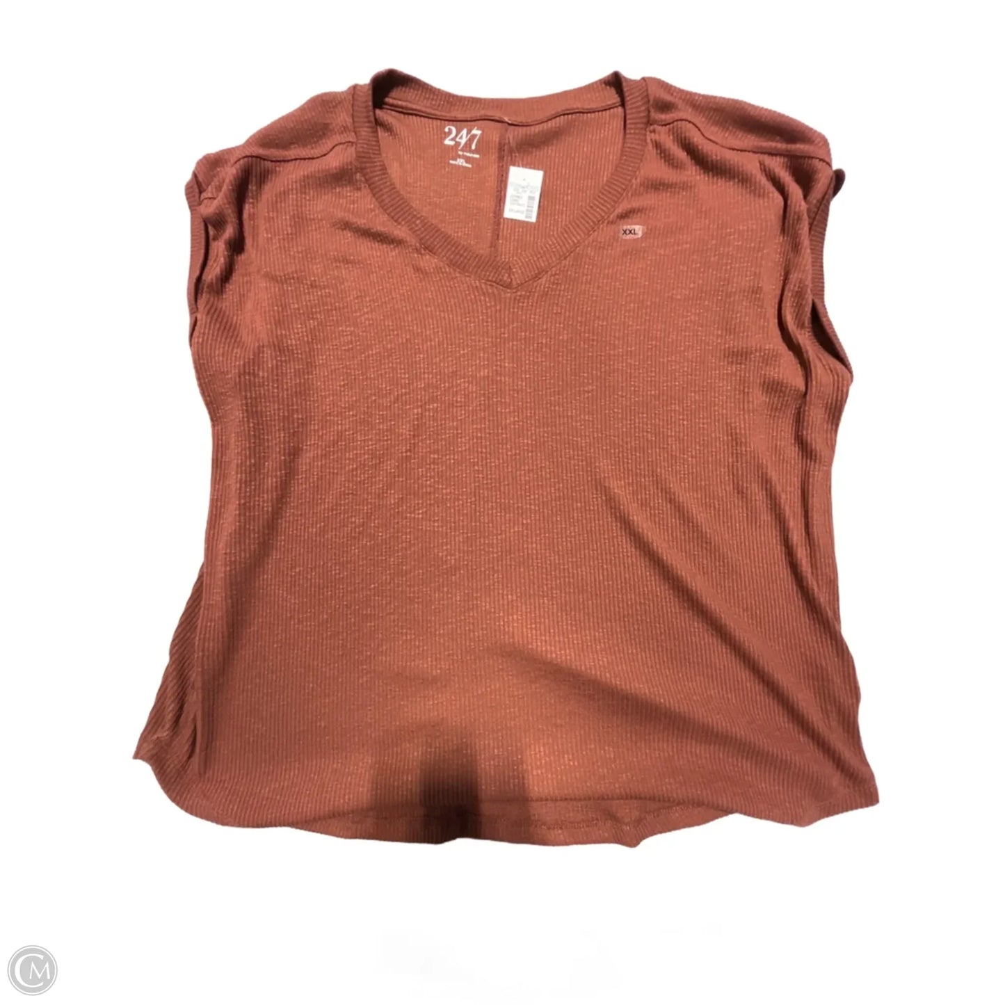 Top Sleeveless By Maurices In Brown, Size: Xxl