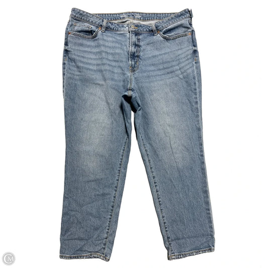 Jeans Straight By Old Navy In Blue, Size: 18