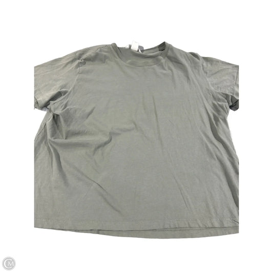 Top Short Sleeve By H&m In Green, Size: Xl