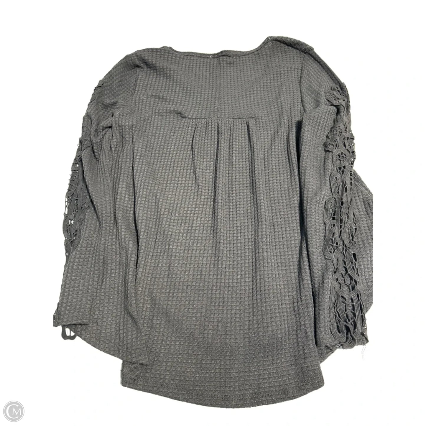 Top Long Sleeve By Altard State In Grey, Size: S