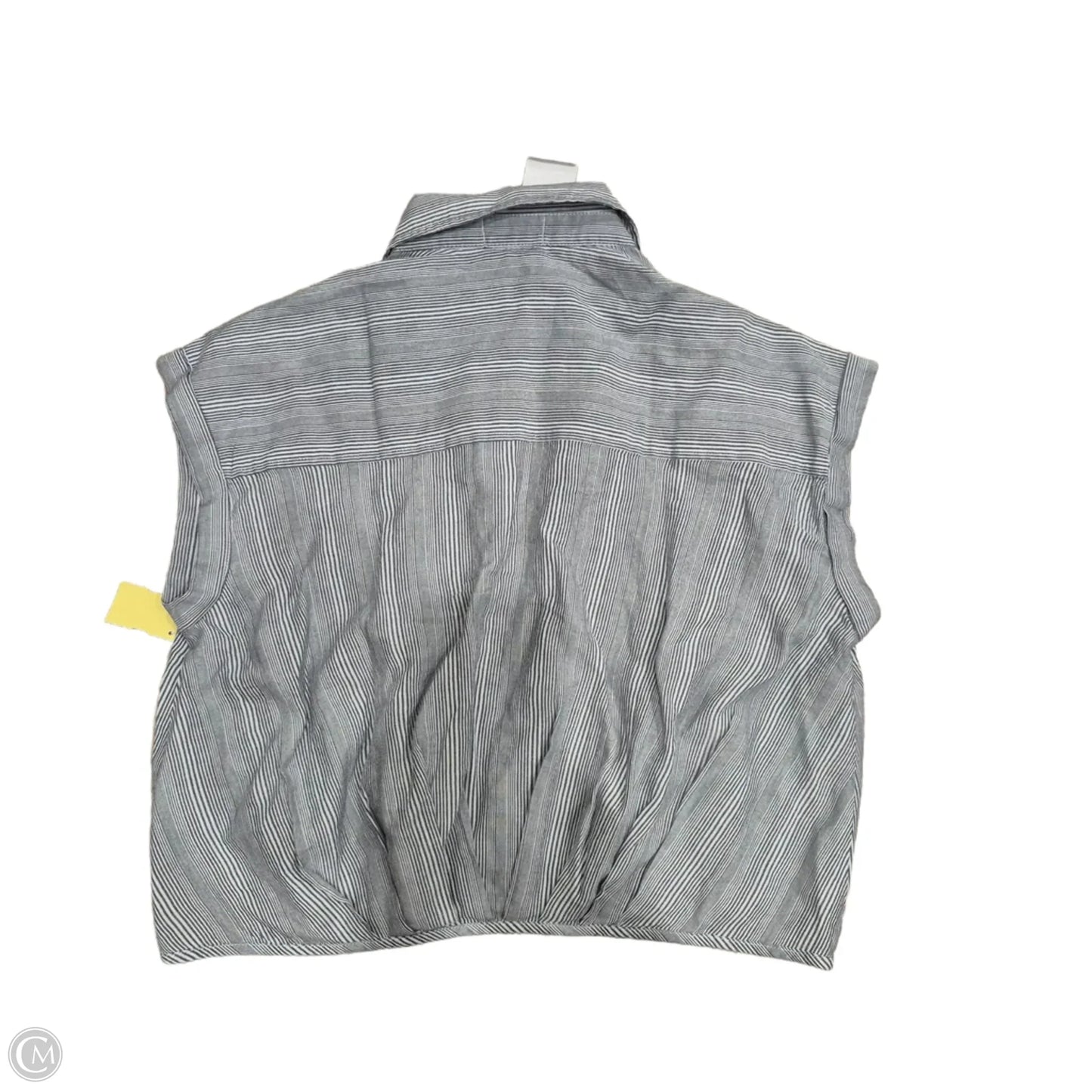 Top Short Sleeve By Kut In Grey, Size: L