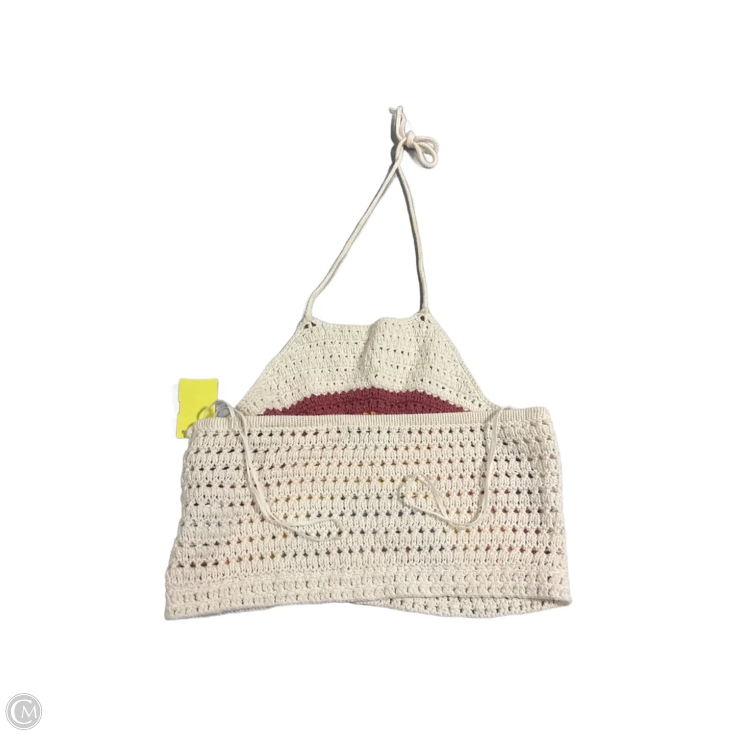 Tank Top By American Eagle In Cream, Size: S