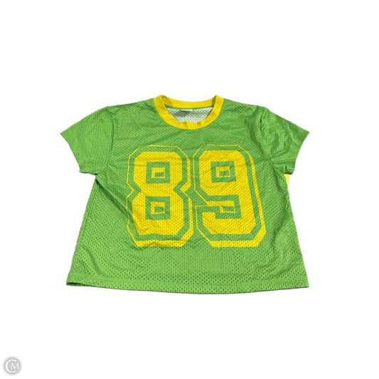 Top Short Sleeve By Urban Outfitters In Green, Size: S