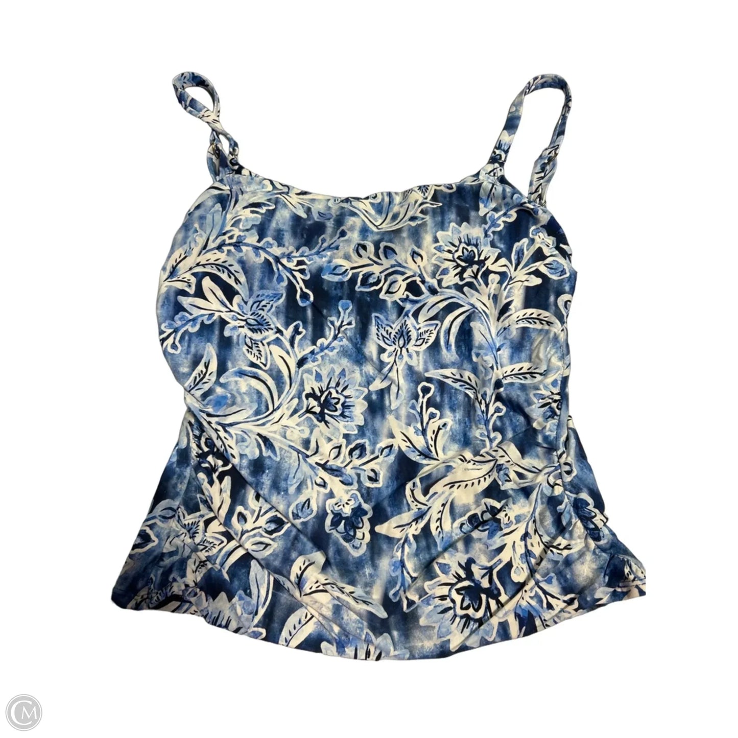 Swimsuit Top By Cmc In Blue, Size: L