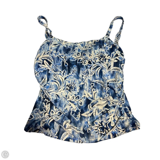 Swimsuit Top By Cmc In Blue, Size: L