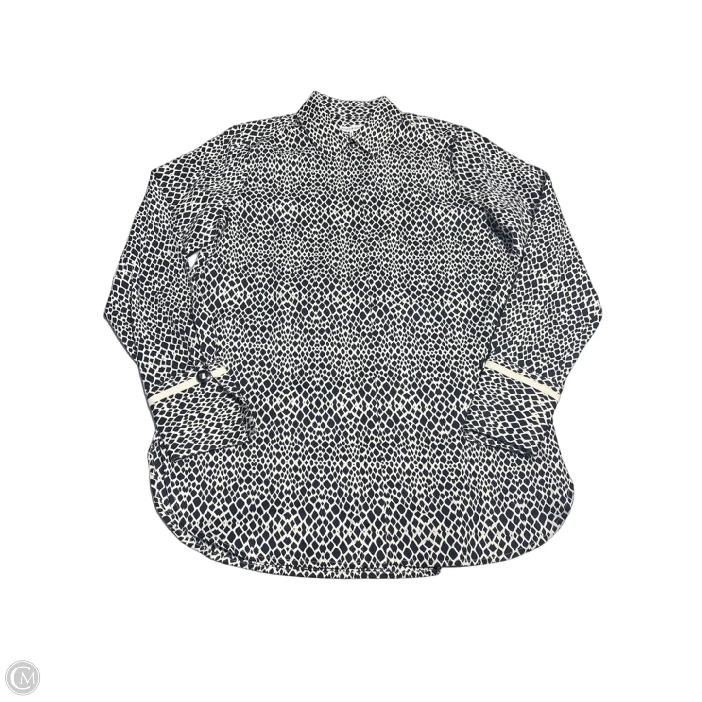Top Long Sleeve By Foxcroft In Black, Size: Xs