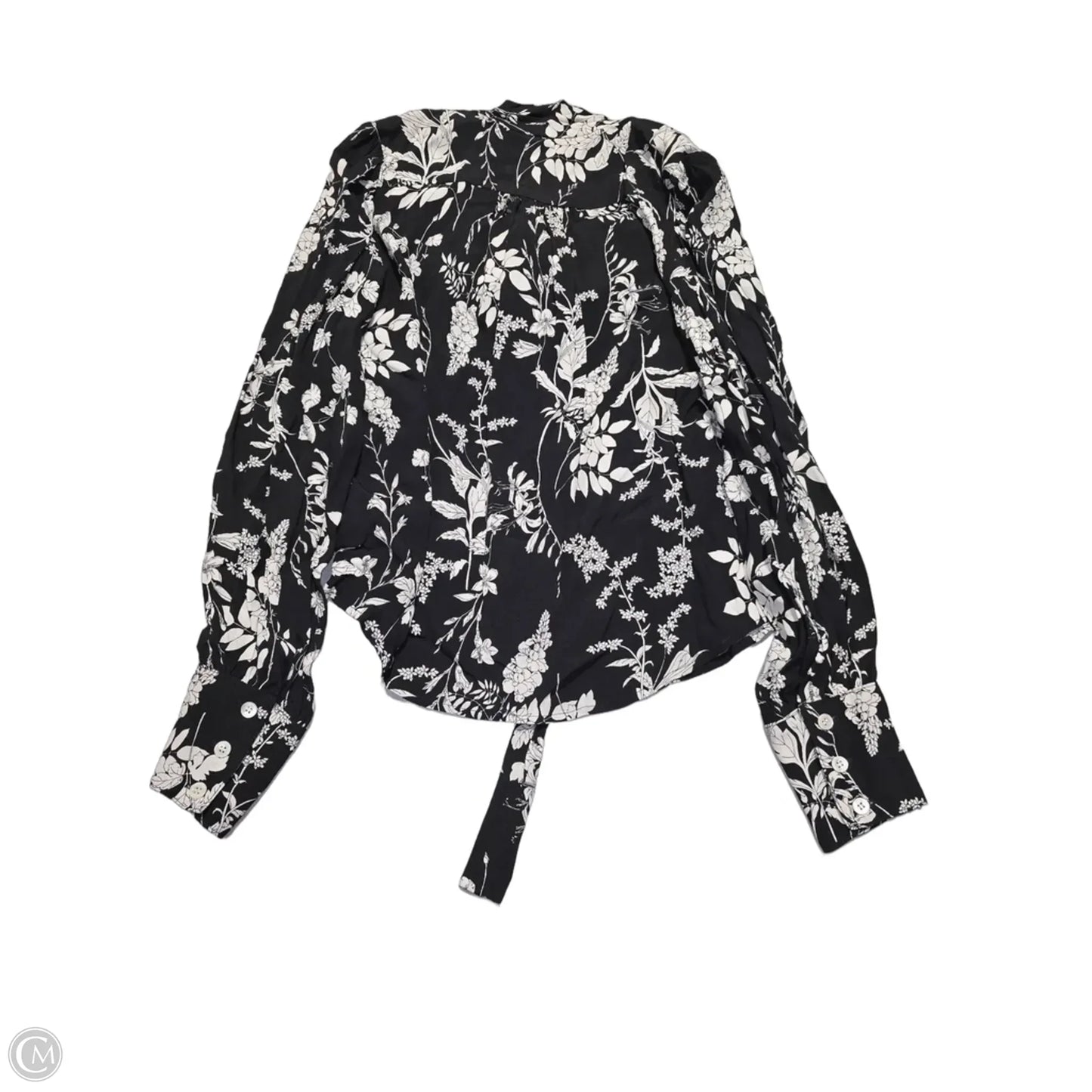 Top Long Sleeve By Karen Kane In Black, Size: S
