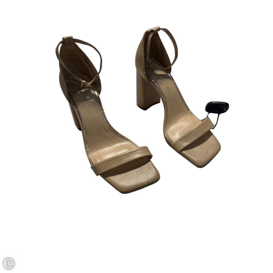 Shoes Heels Block By Gianni Bini In Tan, Size: 10