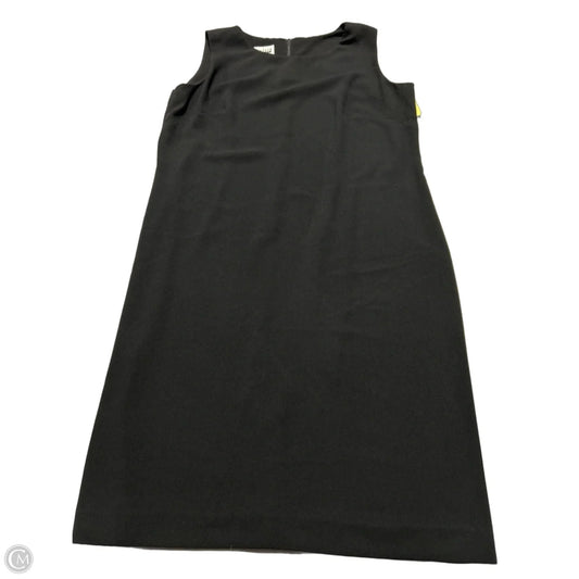Dress Casual Midi By Leslie Fay In Black, Size: L