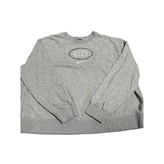 Top Long Sleeve By Nike In Grey, Size: 3x