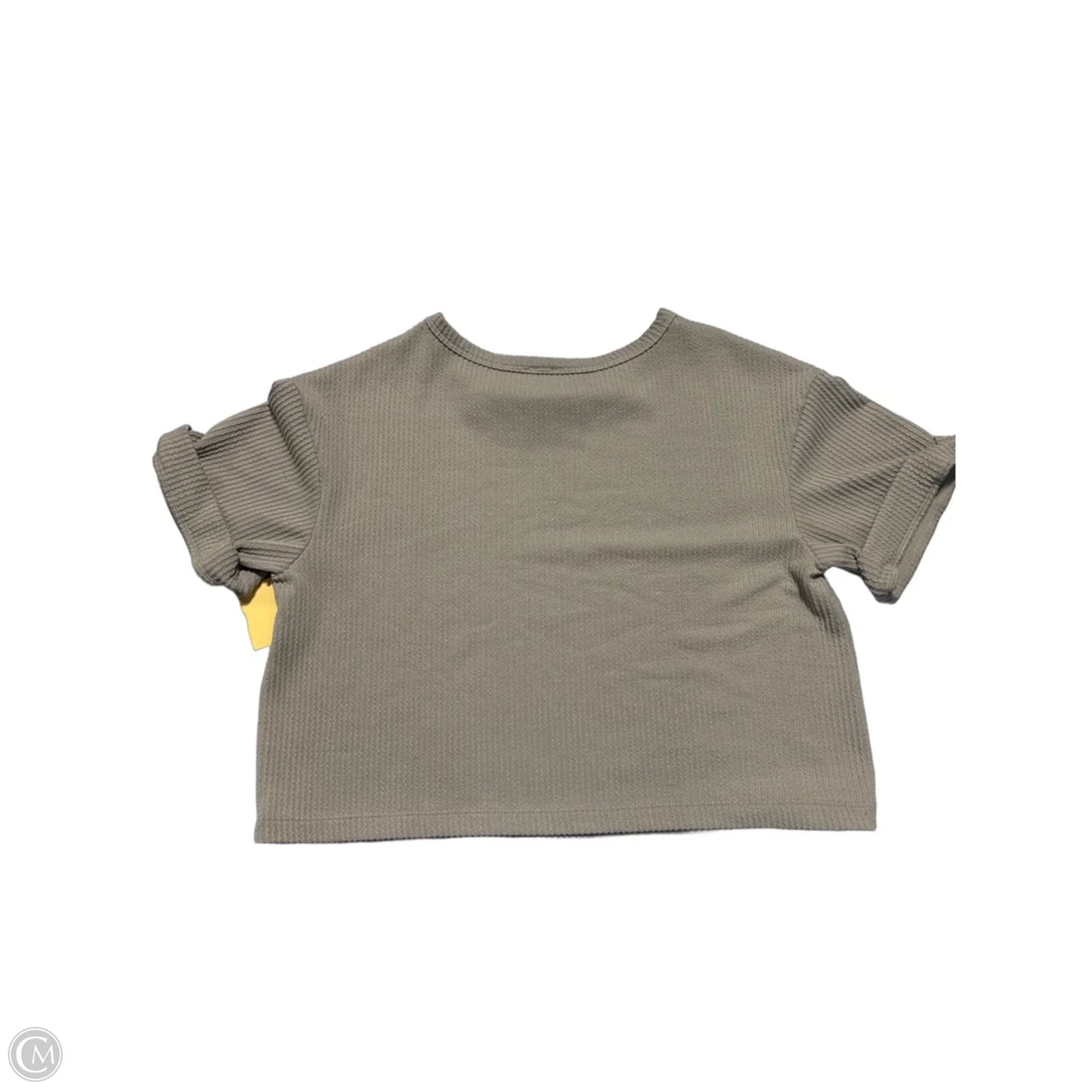 Top Short Sleeve By Blue Rain In Tan, Size: S