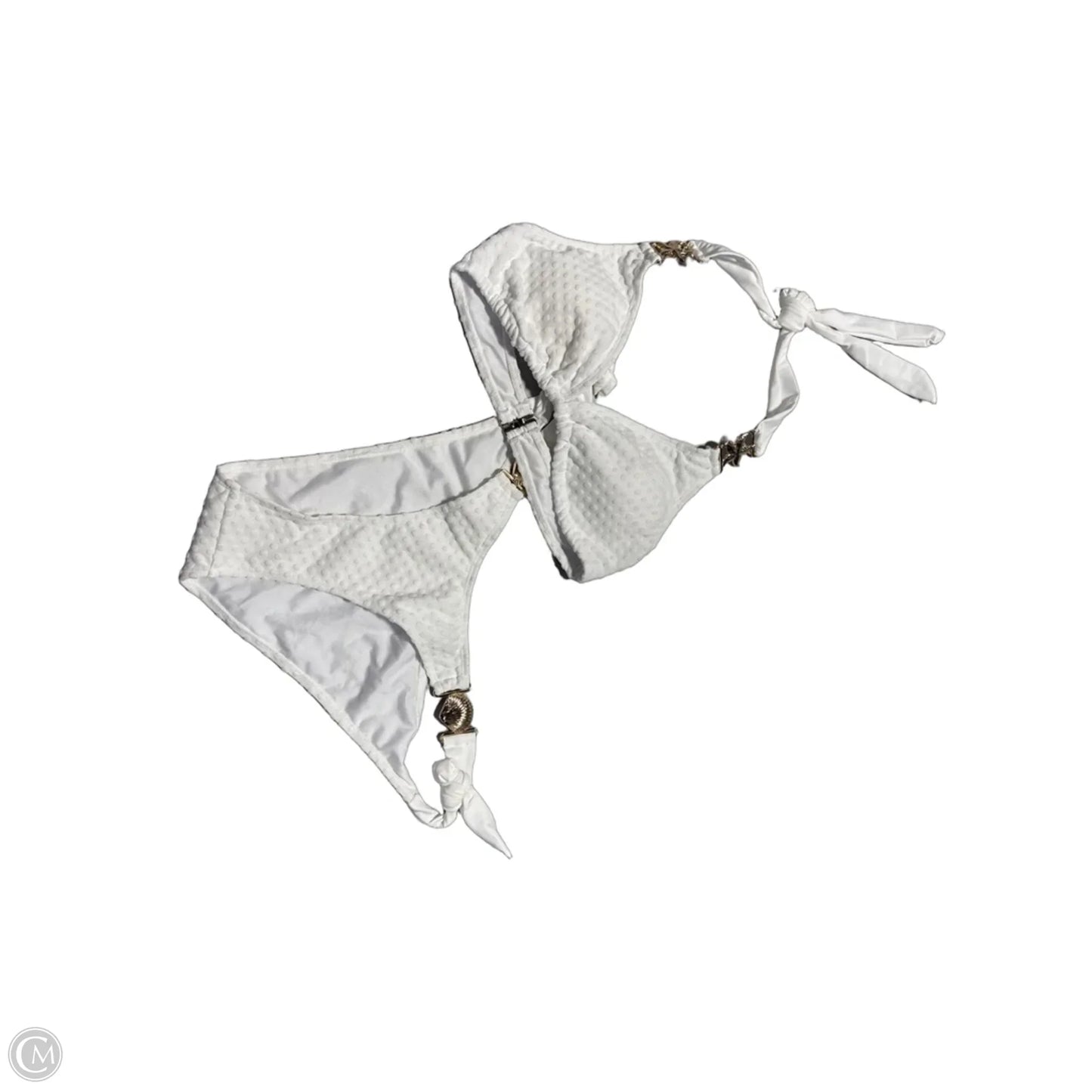 Swimsuit 2pc By Cme In White, Size: S