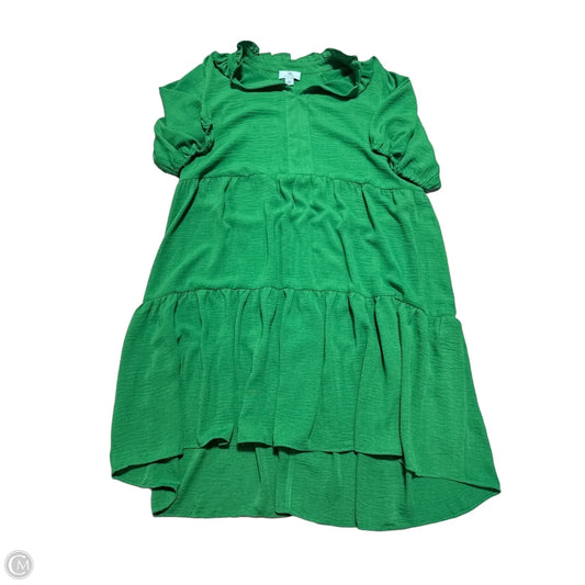Dress Casual Midi By Cece In Green, Size: 1x