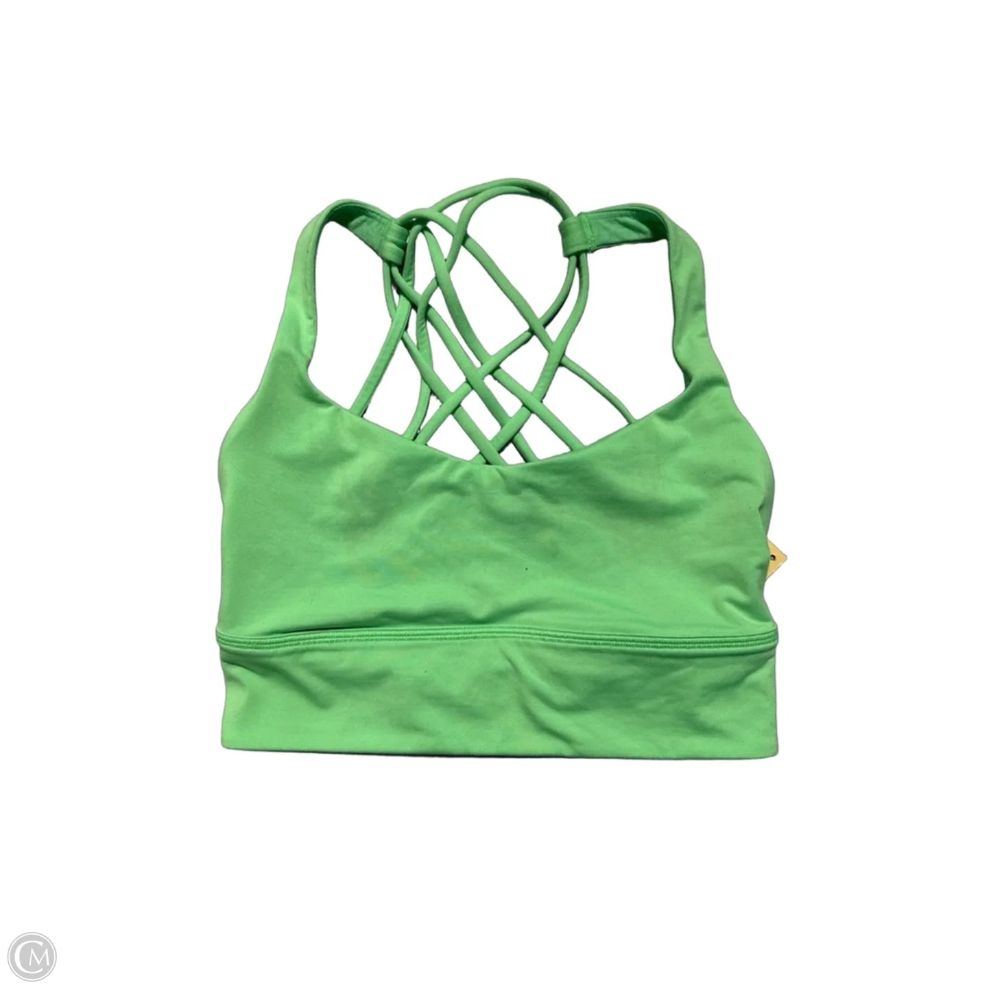 Athletic Bra By Lululemon In Green, Size: Xs
