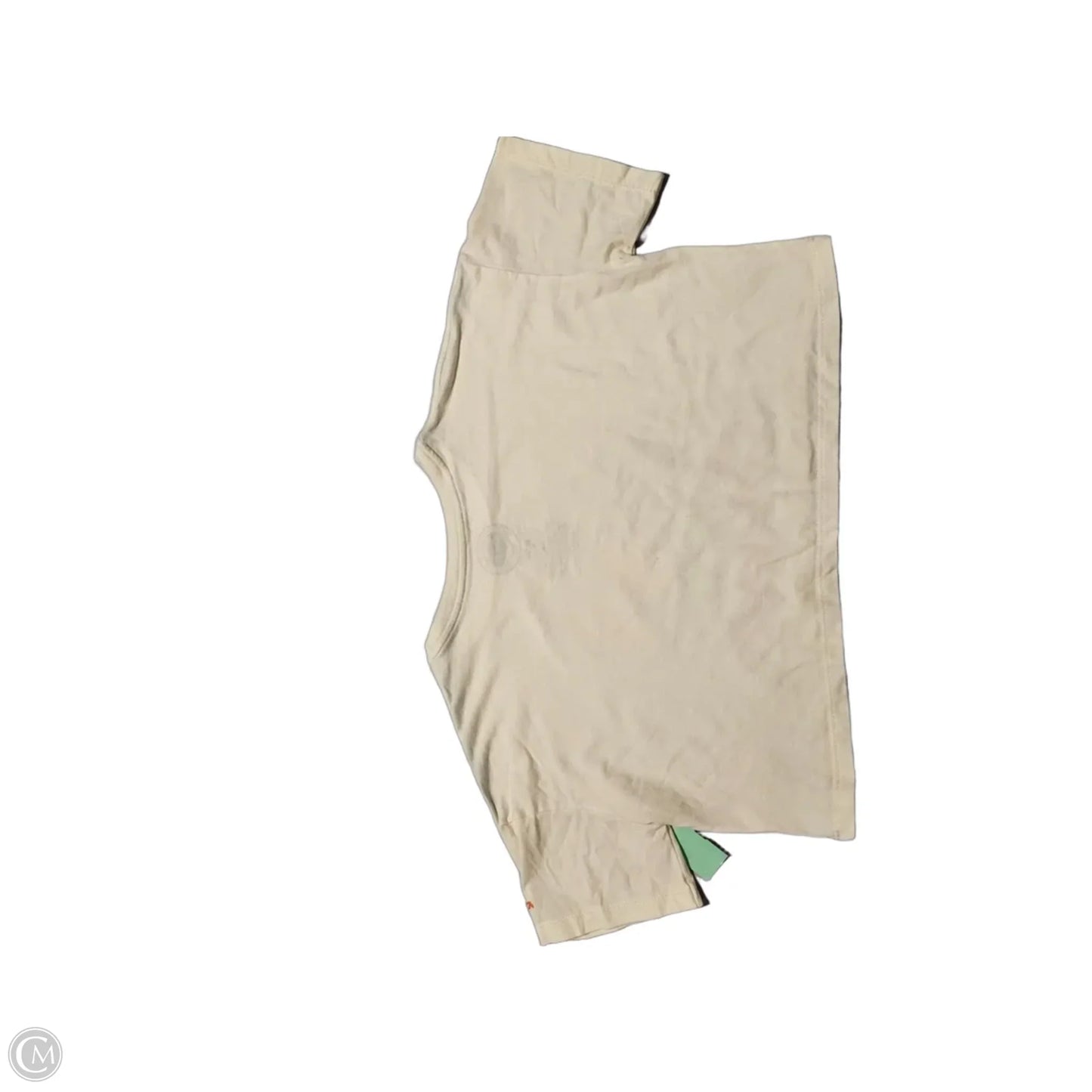 Top Short Sleeve By Cme In Cream, Size: M