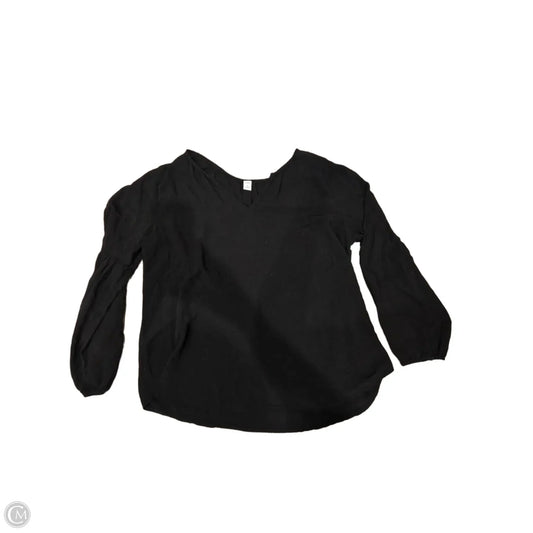 Top Long Sleeve By Old Navy In Black, Size: L