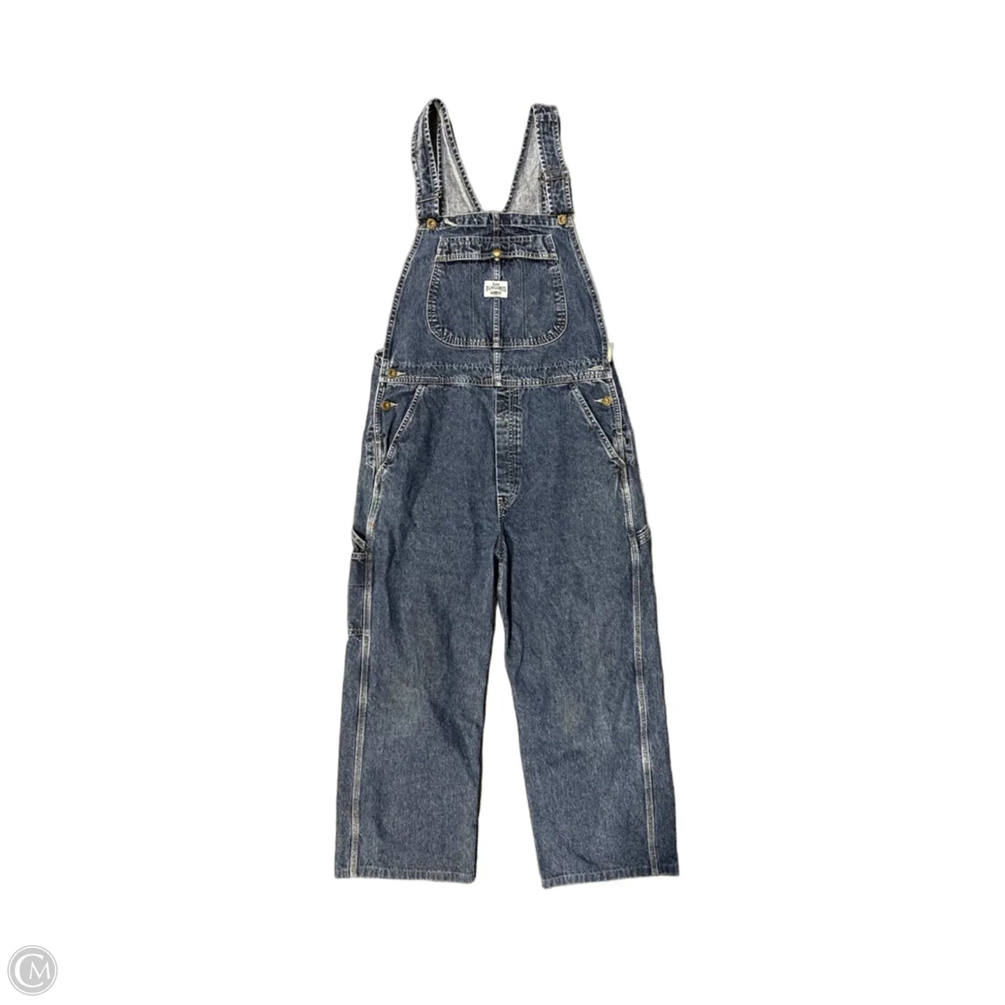 Overalls By Lee In Blue Denim, Size: L