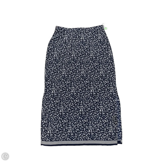 Skirt Maxi By Christopher And Banks In Blue, Size: L