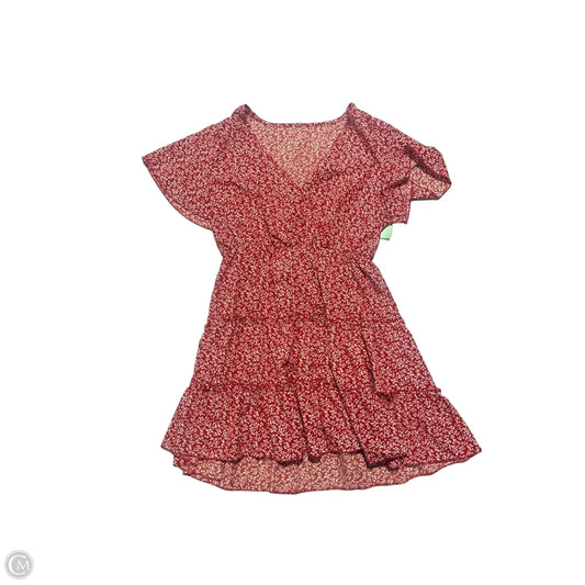 Dress Casual Short By Cme In Red, Size: M