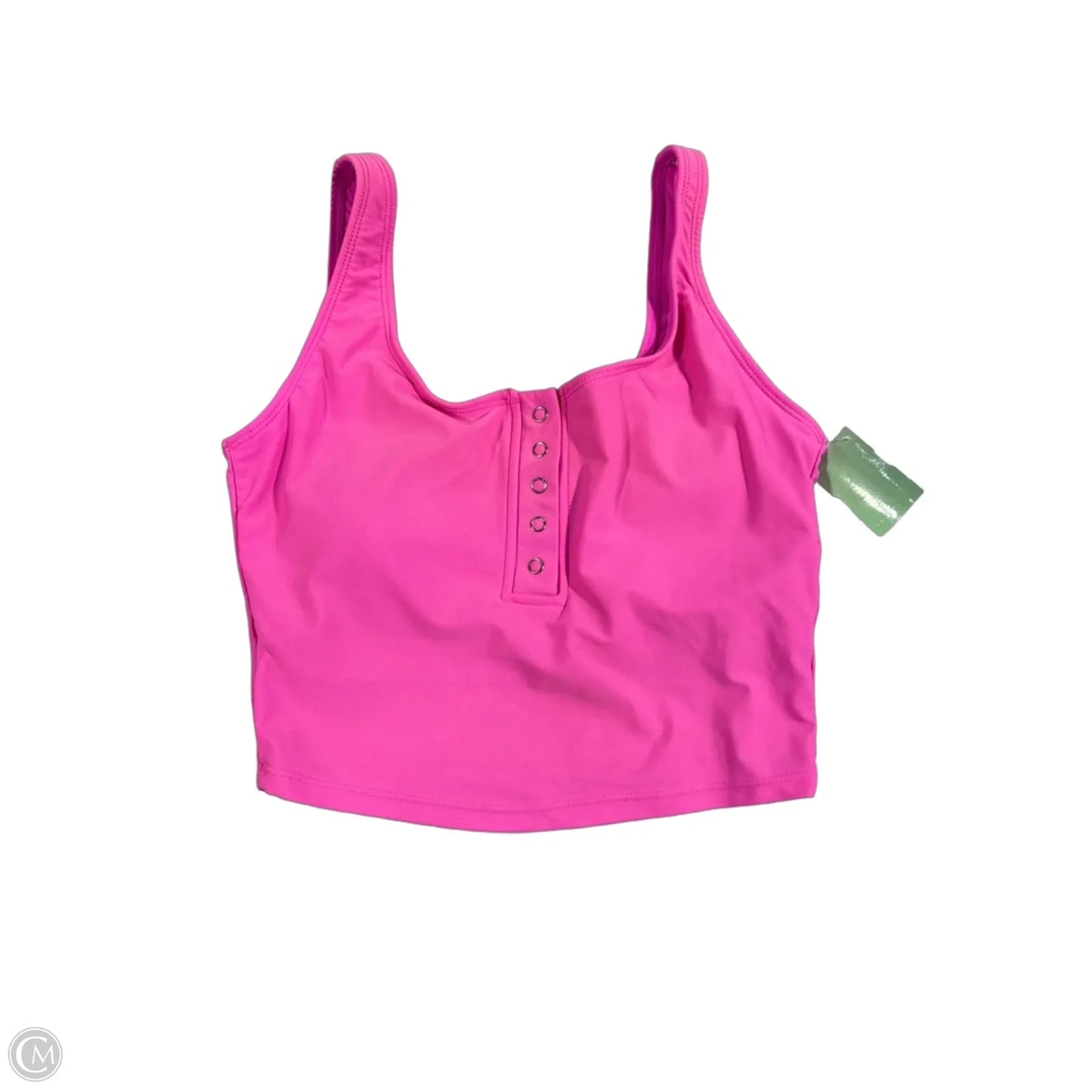 Swimsuit Top By Cme In Pink, Size: S