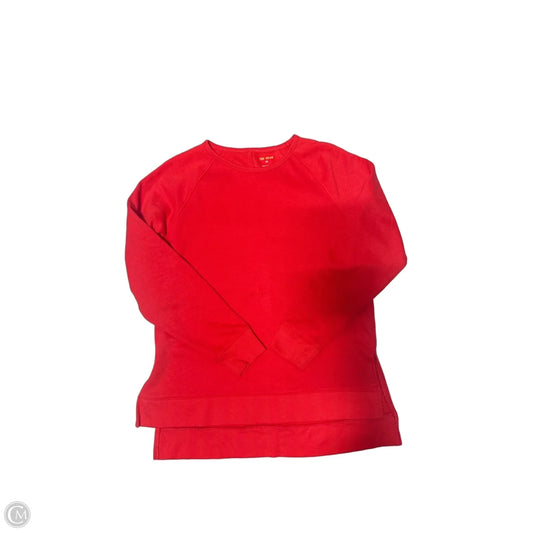 Top Long Sleeve By Tek Gear In Red, Size: L
