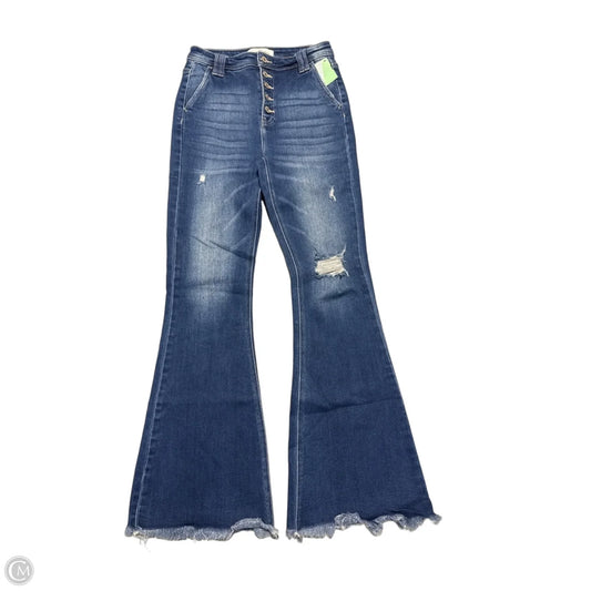 Jeans Boot Cut By Kancan In Blue Denim, Size: 6