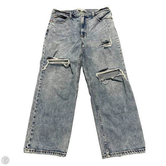 Jeans Skinny By Abercrombie And Fitch In Blue Denim, Size: 12