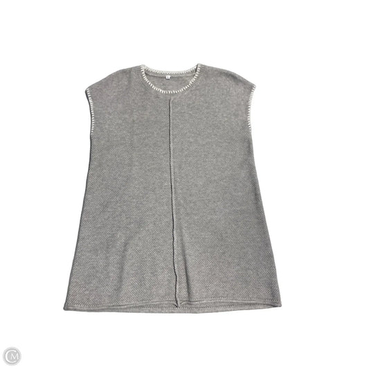 Top Short Sleeve By Cme In Grey, Size: M