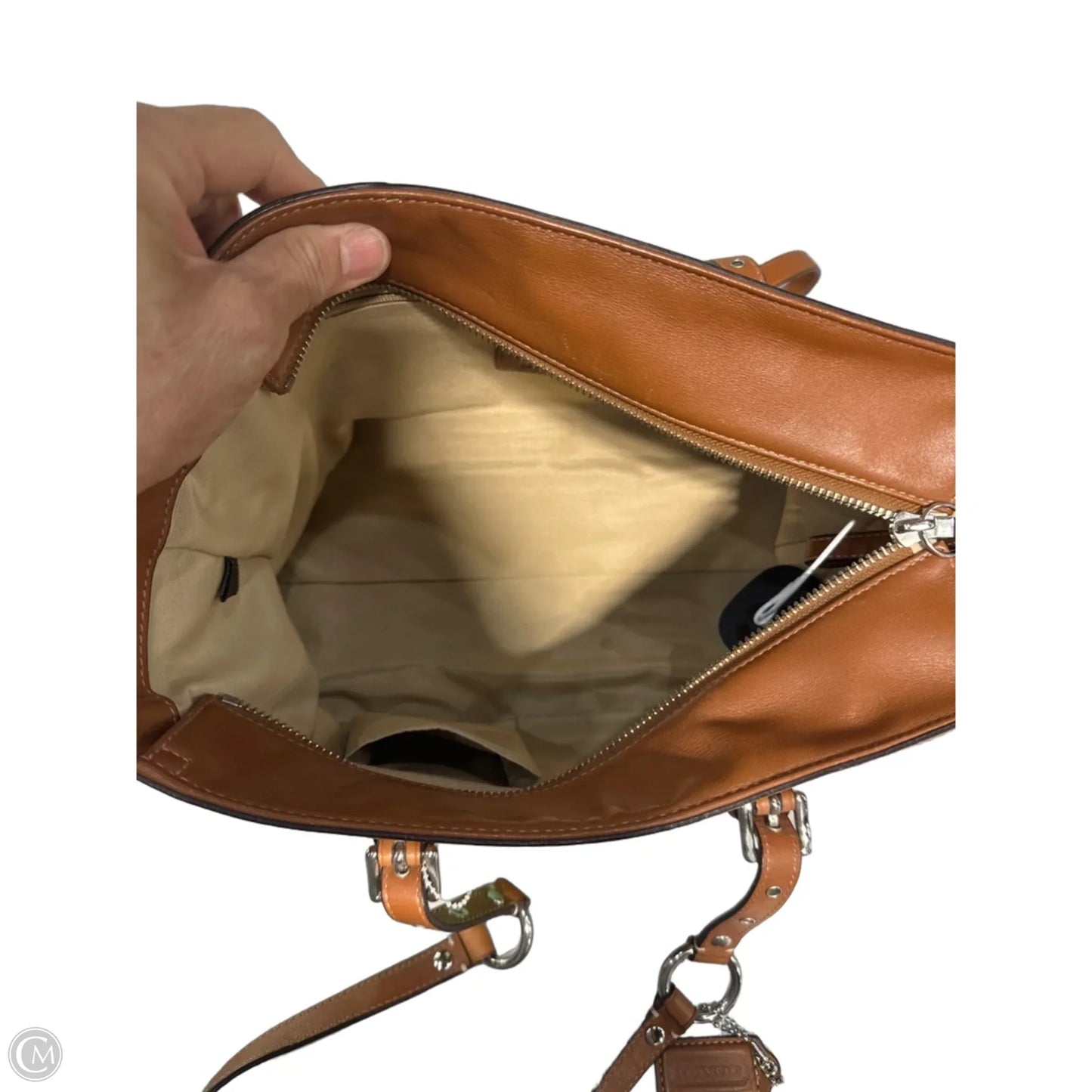 Handbag Designer By Coach, Size: Medium