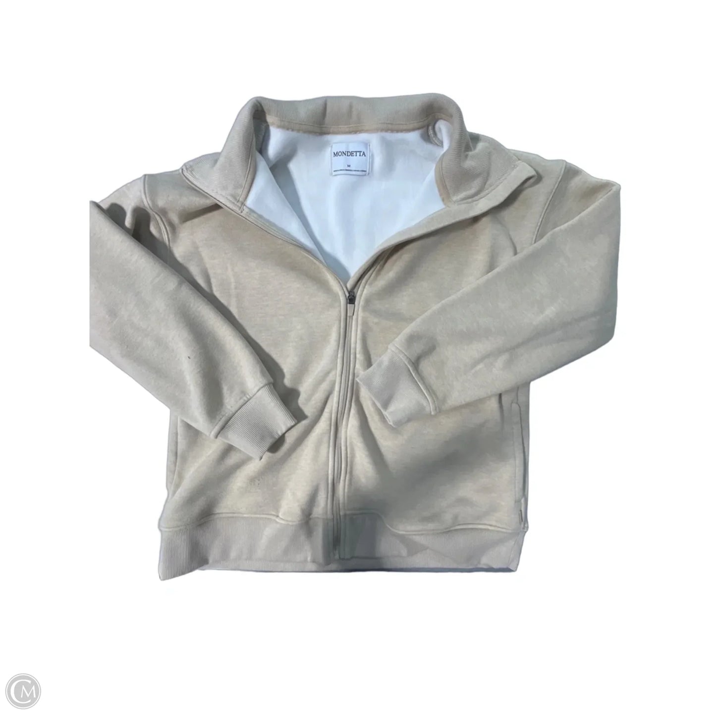 Top 2pc Long Sleeve By Mondetta In Cream, Size: M