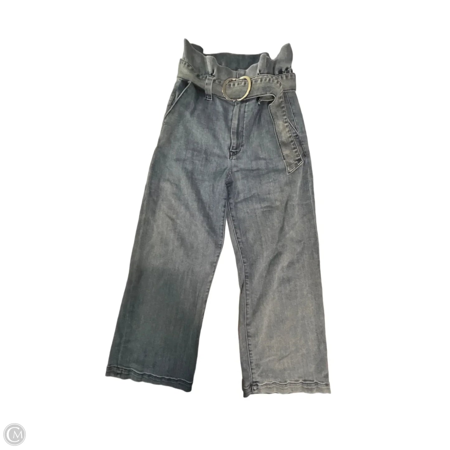 Jeans Straight By Express In Blue Denim, Size: 6