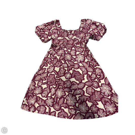 Dress Casual Midi By Time And Tru In Red, Size: S