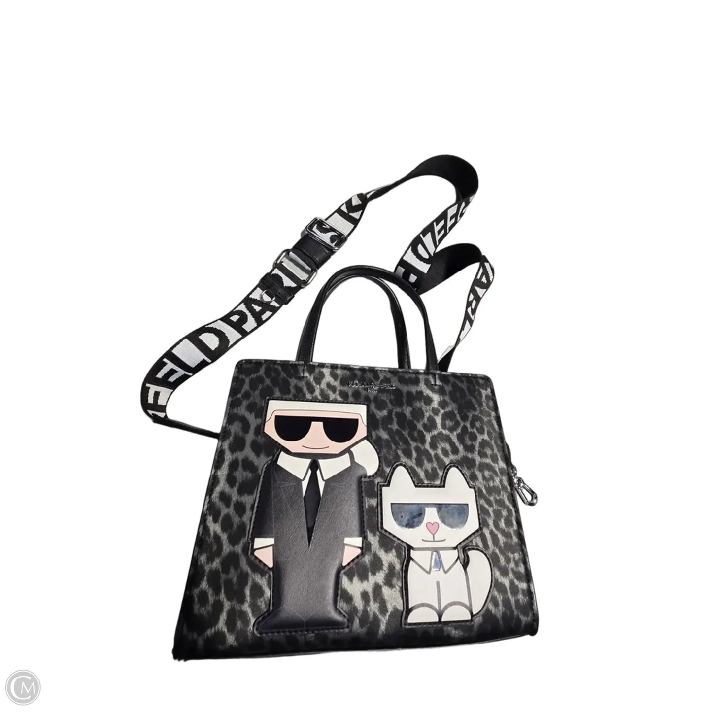 Handbag Designer By Karl Lagerfeld, Size: Medium