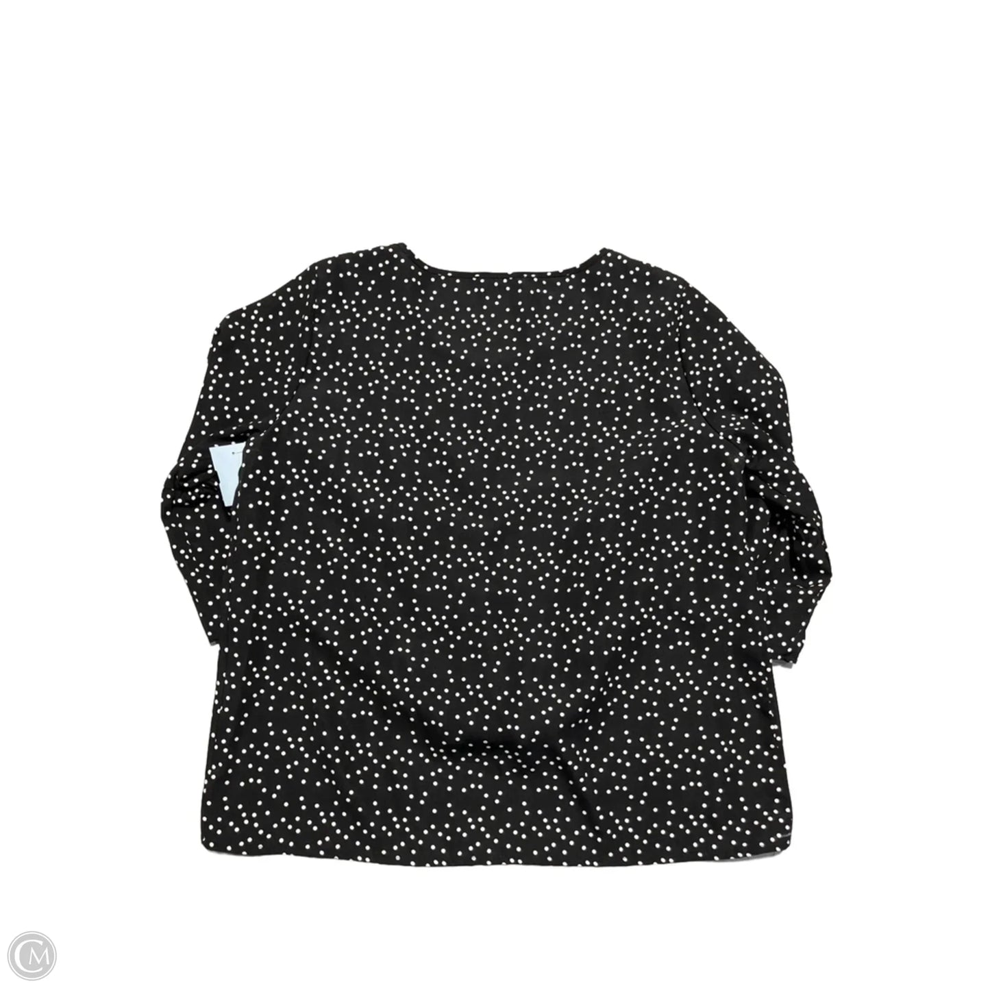 Top Long Sleeve By Les Amis In Black, Size: S