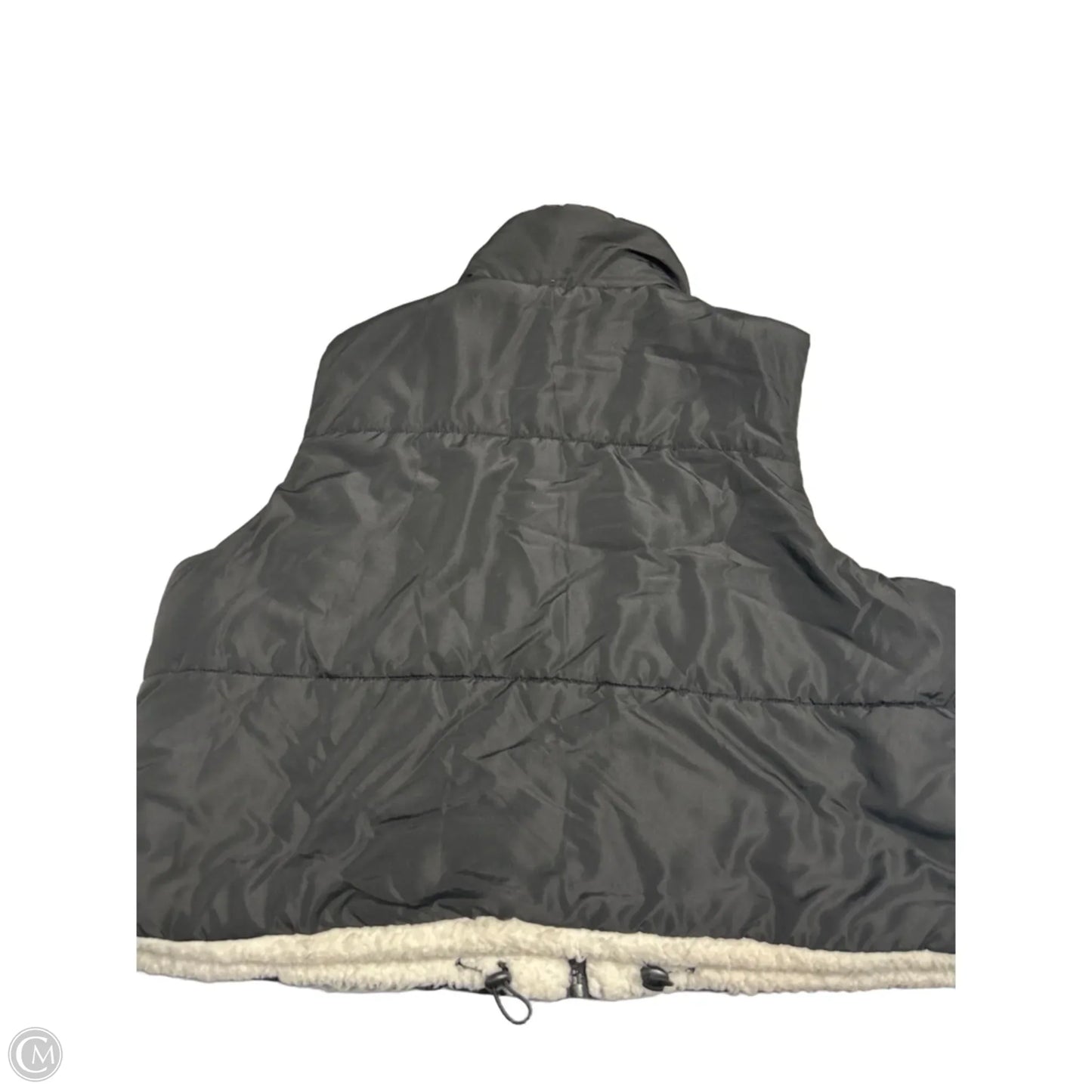 Vest Puffer & Quilted By Cmc In Black & White, Size: Xl