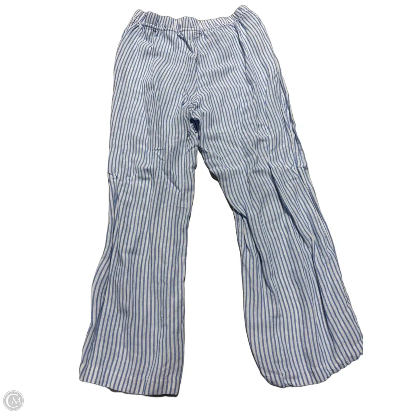 Pants Linen By H&m In Blue, Size: M