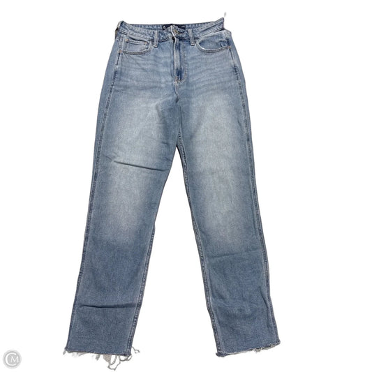 Jeans Straight By Hollister In Blue Denim, Size: 4