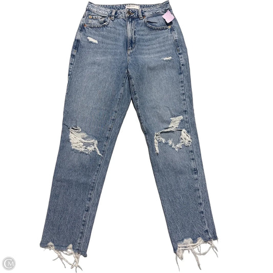Jeans Straight By Garage In Blue Denim, Size: 4