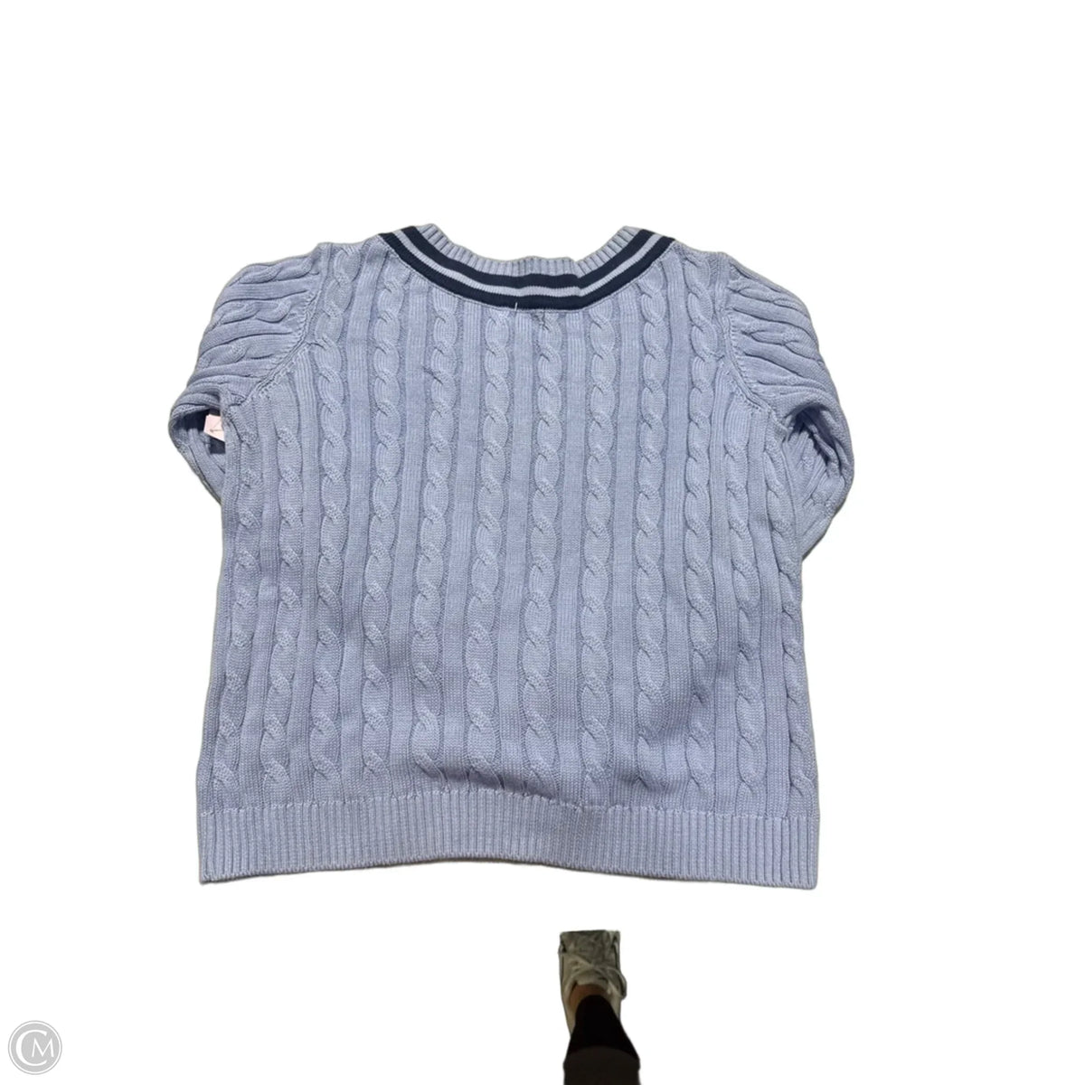 Sweater By Lands End In Blue, Size: L