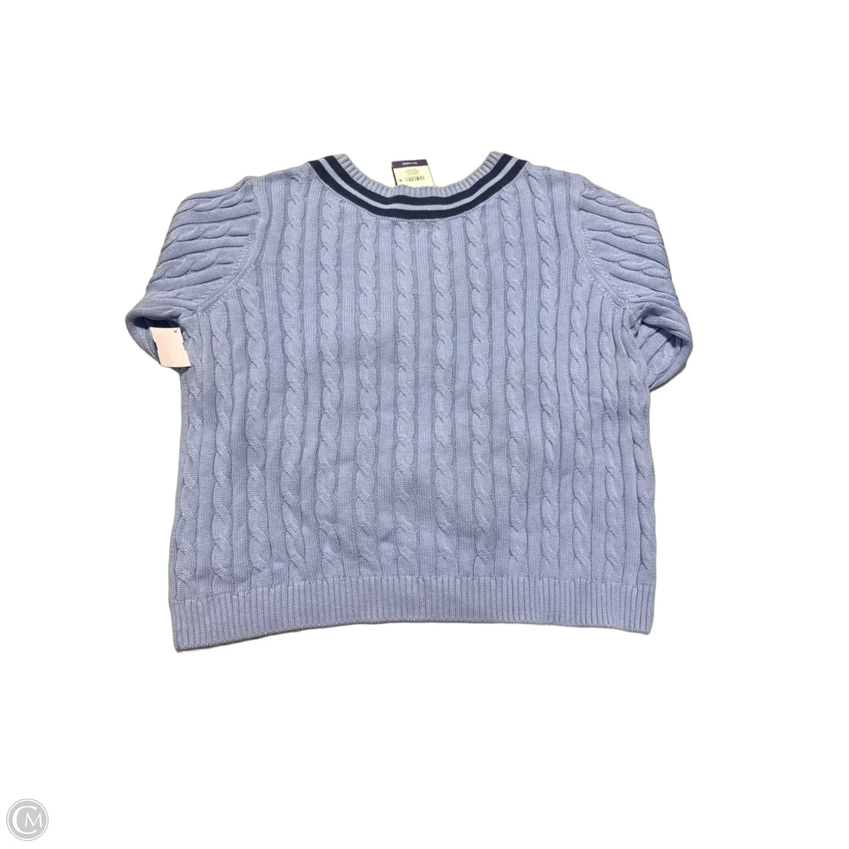 Sweater By Lands End In Blue, Size: Xxl