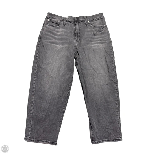 Jeans Wide Leg By Madewell In Black Denim, Size: 16