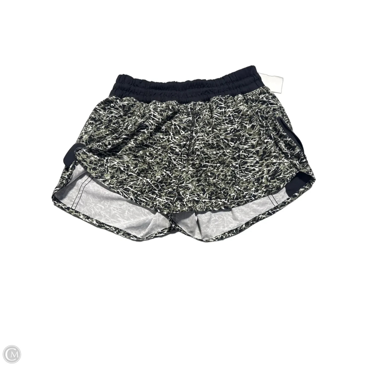 Athletic Shorts By Lululemon In Green, Size: 4