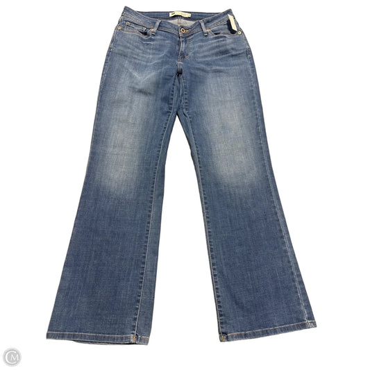 Jeans Straight By Levis In Blue Denim, Size: 6